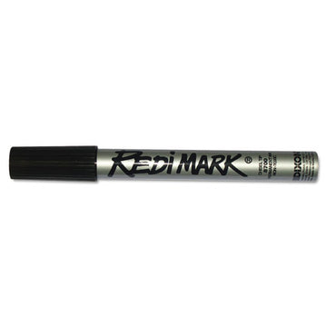 Dixon® Redimark Metal-cased Marker, Broad Chisel Tip, Black, Dozen freeshipping - TVN Wholesale